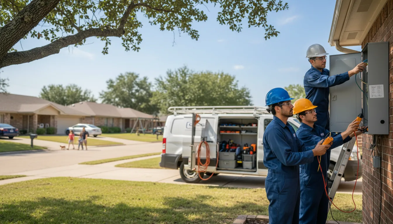 Certified electrician providing emergency electrical services in Clara, MS